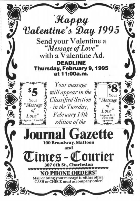 Happy Valentine's Day 1995